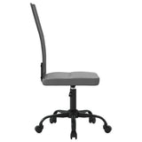 Office Chair Height Adjustable Grey Mesh Fabric 353006