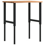 Workbench Light Brown 80x60x cm Solid Wood Oak 3309696