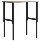 Workbench Light Brown 80x60x cm Solid Wood Oak 3309696