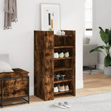 Shoe Cabinet Smoked Oak 52x37.5x100 cm Engineered Wood 848448