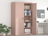 Storage Cabinet Pink 90 x 40 x 200 cm Steel 3406173