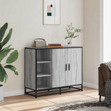 Sideboard Grey Sonoma 92x35x76 cm Engineered Wood 849022