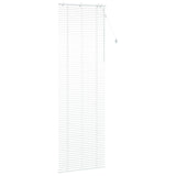 Venetian Blind White 75 x 250 cm 35 mm Solid Paulownia Wood 42015436