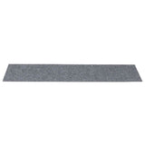 Stair Mats Self-adhesive 30 pcs 76x20 cm Light Grey Rectangular 3365724