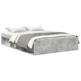 Bed Frame without Mattress Concrete Grey 160x200 cm 3203876