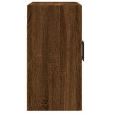 Wall Cabinet Brown Oak 60x31x60 cm Engineered Wood 829979