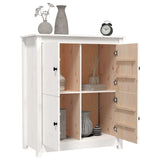 Sideboard White 83x41.5x100 cm Solid Wood Pine 821508