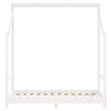 Kids Bed Frame White 2x cm Solid Wood Pine 3200593
