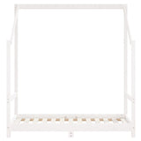 Kids Bed Frame White 70x140 cm Solid Wood Pine 835707