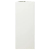 Garden Planter White Triangular 30x26x75 cm Steel 851145