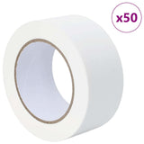 Painter Masking Tapes 50 pcs White 50mm x 50m Paper 42019670