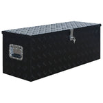 ZNTS Aluminium Box 1085x370x400 mm Black 144846