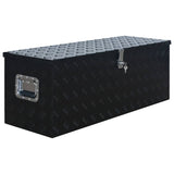 ZNTS Aluminium Box 1085x370x400 mm Black 144846