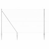 Welded Wire Fence with Spikes 100 x 1.6 m 3353462