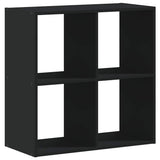 Bookcase Black 68,5x32x68,5 cm Engineered Wood 852826