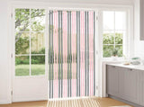 Insect Curtain Chenille Silver Grey and Pink 90 x 220 cm 42034440