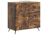Sideboard Smoked Oak 66 x 34.5 x 90 cm Engineered Wood 895550