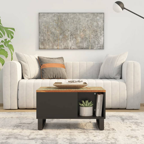 Coffee Table 60x50x35 cm Solid Wood Reclaimed 352867