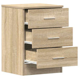 Bedside Cabinet Sonoma Oak 38x35x56 cm Engineered Wood 800456