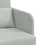 Sofa Bed Light Grey 65 x 80 x 83 cm Velvet 4106648
