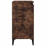 Bedside Cabinets 2 pcs Smoked Oak 40x35x70 cm Engineered Wood 819655