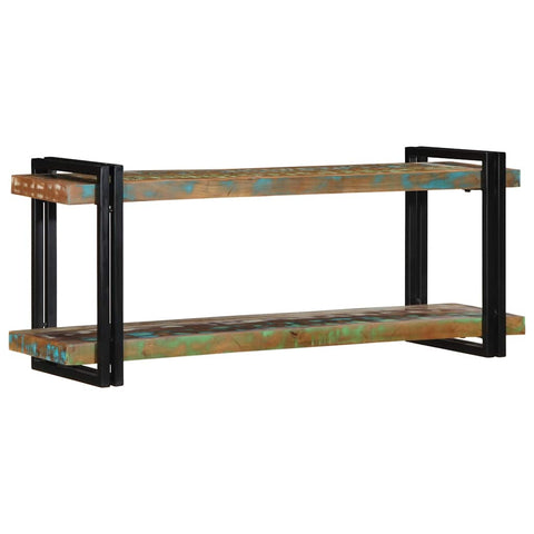 ZNTS Wall Shelf Multicolour Solid Wood Reclaimed 4017489