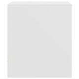 Bedside Cabinets 2 pcs White 34.5x39x44 cm Steel 841762