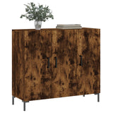 ZNTS Sideboard Smoked Oak 90x34x80 cm Engineered Wood 828113