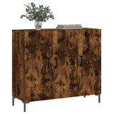 Sideboard Smoked Oak 90x34x80 cm Engineered Wood 828113