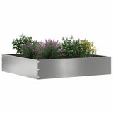 Lawn Edging 6 pcs Silver 60 x 60 x 13 cm Galvanised Steel 874741