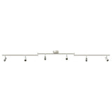 Ceiling Spotlight Nickel 176.5 x 9.5 x 14 cm Steel 4108211