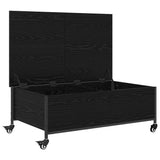 Coffee Table Black Oak 91 x 55 x 32 cm Engineered Wood 883003