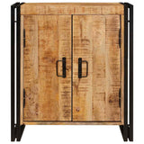 Bedside Cabinet Brown 66 x 35 x 76 cm Soild rough mango wood 4102775