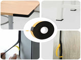 Self-adhesive Foam Tape 10 pcs Black 30mm x 5m CR Foam 42024091