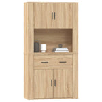 ZNTS Highboard Sonoma Oak Engineered Wood 3185370