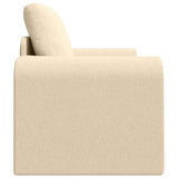 Sofa Bed Cream 98 x 71 x 83 cm Fabric 4106661