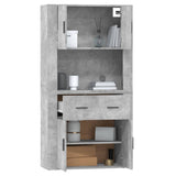 Highboard Concrete Grey Engineered Wood 3185371