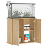 Aquarium Stand Sonoma Oak 81x36x73 cm Engineered Wood 833626