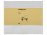 Table Cloth 5 pcs Rectangular White 140 x 260 cm Polyester 42040245
