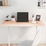 Table Top 100x50x cm Untreated Solid Wood Live Edge 363886
