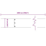 Lawn Edgings 20 pcs 25x103 cm Stainless Steel 860176