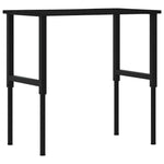Workbench Dark Brown 100x60x cm Solid Wood Oak 3309699