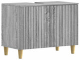 Bathroom Sink Cabinet ARNHEM Grey Sonoma 59.5 x 31.5x 59 cm 896571