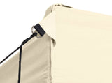 Party Tent Folding Cream 280 x410 x 315 cm Oxford Fabric 42023596