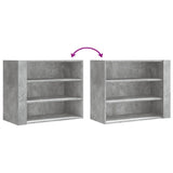 Wall Cabinet Concrete Grey 75x35x60 cm Engineered Wood 848419
