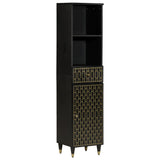 Bathroom Cabinet 38x33x160 cm Solid Wood Mango 358342