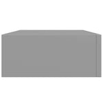 Wall-mounted Drawer Shelves 2 pcs Grey 40x23.5x10cm MDF 330246