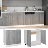 Sink Bottom Cabinet Lyon Grey Sonoma 80x46x81.5 cm Engineered Wood 815565