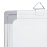 Magnetic Whiteboard Foldable 100x80x1.7 cm Aluminium 4005353