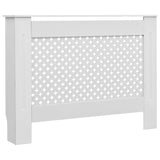 ZNTS Radiator Covers 2 pcs White 112x19x81.5 cm MDF 3051377